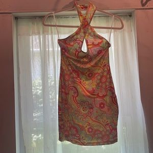 SHEIN mini cross halter dress